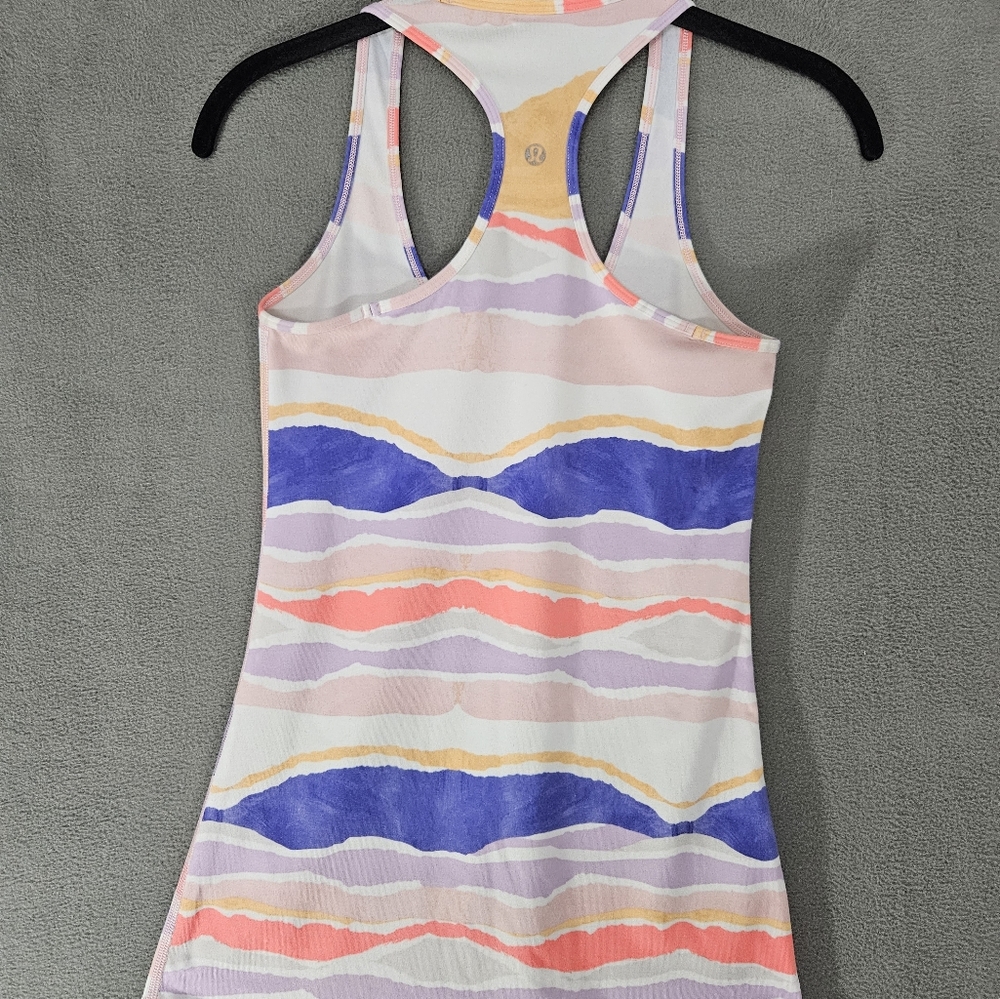 lululemon athletica Multicolor Wave-Print Racerback Tank Top